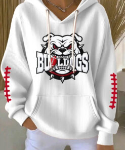 Georgia Football Merch Bulldogs Football Hoodie Best Gifts For Mom
