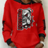 Georgia Football Merch Bulldogs Football Hoodie Gifts For Game Day