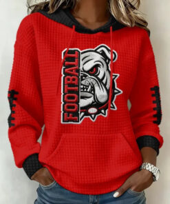 Georgia Football Merch Bulldogs Football Hoodie Gifts For Game Day