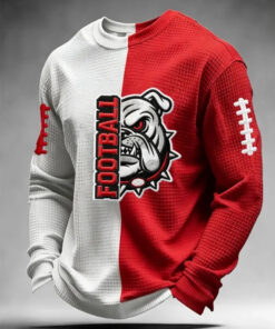Georgia Football Merch Bulldogs Football Long Sleeve Shirt Game Day Apparel Gift