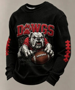 Georgia Football Merch Bulldogs Football Long Sleeve Shirt Game Day Apparel Gift