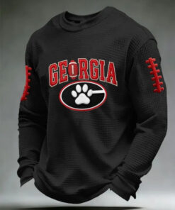 Georgia Football Merch Bulldogs Football Long Sleeve Shirt Game Day Apparel Gift