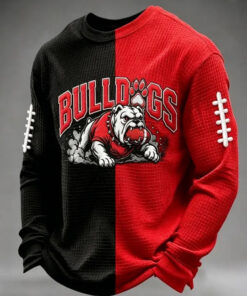 Georgia Football Merch Bulldogs Football Long Sleeve Shirt Game Day Gear