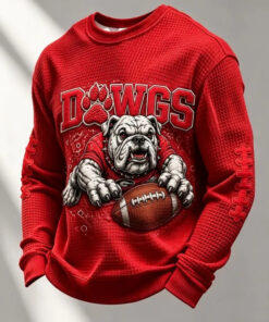 Georgia Football Merch Bulldogs Football Long Sleeve Shirt Game Day Outfit Gift