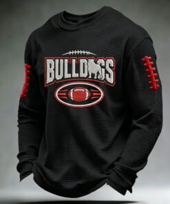Georgia Football Merch Bulldogs Football Long Sleeve Shirt Gift Ideas For Him