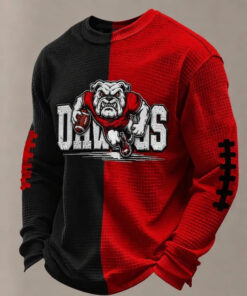 Georgia Football Merch Bulldogs Game Day Long Sleeve Shirt Football Gifts For Husband