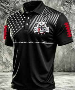 Georgia Football Merch Bulldogs Game Day Polo Shirt Football Husband Gifts