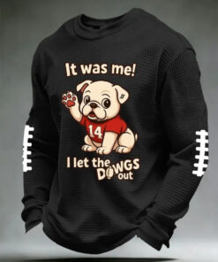 Georgia Football Merch Bulldogs It Was Me Long Sleeve Shirt Game Day Gifts For Men