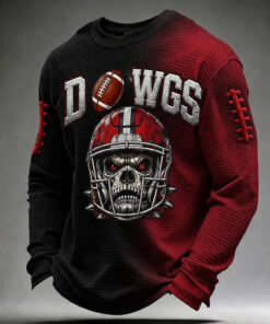 Georgia Football Merch Dawgs Football Long Sleeve Shirt Game Day Dad Gifts