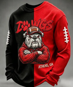 Georgia Football Merch Dawgs Football Long Sleeve Shirt Gifts For Men