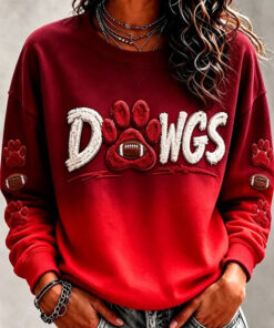 Georgia Football Merch Dawgs Sweatshirt Bulldogs Football Presents For Mum