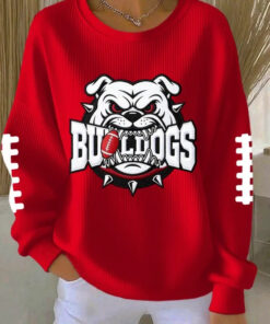 Georgia Football Merch Football Bulldogs Sweatshirt Game Day Mom Gifts