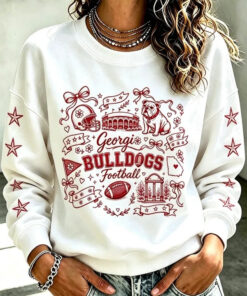 Georgia Football Merch Football Pride Sweatshirt Game Day Sister Gifts