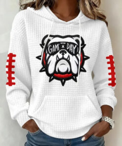 Georgia Football Merch Game Day Hoodie Football Apparel Gift