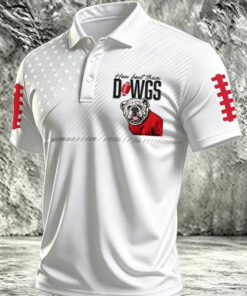 Georgia Football Merch Game Day Polo Shirt Football Gifts For Husband