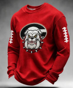 Georgia Football Merch Go Dawgs Football Long Sleeve Shirt Apparel Gift