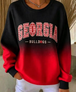 Georgia Football Merch Go Dawgs Football Sweatshirt Gift Ideas For Wife