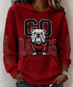 Georgia Football Merch Go Dawgs Hoodie Bulldogs Presents For Mum