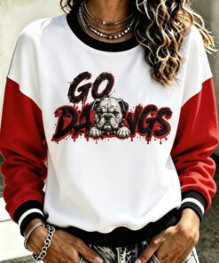 Georgia Football Merch Go Dawgs Sweatshirt Game Day Gifts For Wife