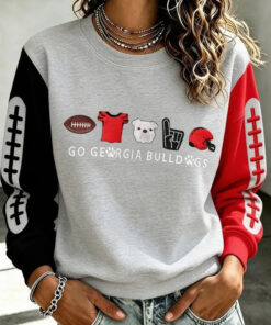 Georgia Football Merch Go Georgia Game Day Sweatshirt Football Gifts For Her
