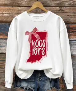 Hoosier Football Merch Hoosiers Football Sweatshirt Presents For Mum
