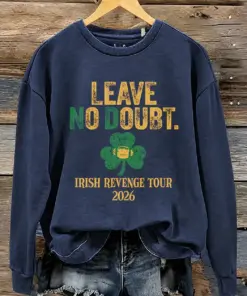 Hoosier Football Merch Leave No Doubt Sweatshirt Football Sister Gifts