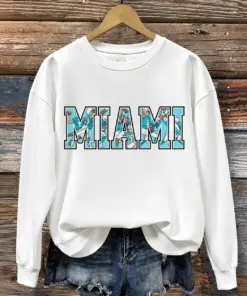 Miami Football Merch Football Sweatshirt Hurricanes Game Day Mom Gifts
