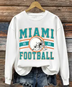 Miami Football Merch Game Day Sweatshirt Football Fan Gifts