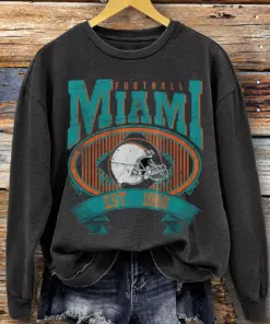Miami Football Merch Hurricanes Football Sweatshirt Game Day Fan Gear
