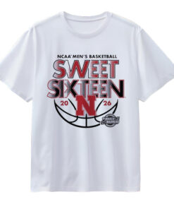 Nebraska Sports Merch March Madness Sweet Sixteen 2026 Basketball T-Shirt