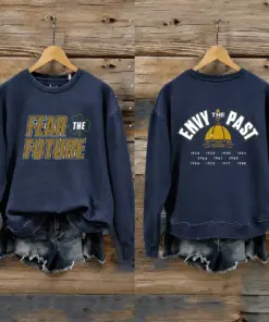Notre Dame Football Merch Fear The Future Sweatshirt Apparel Gift