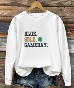 Notre Dame Football Merch Football Sweatshirt Game Day Apparel