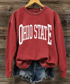 Ohio Football Merch Buckeyes Sweatshirt Game Day Gifts For Sister