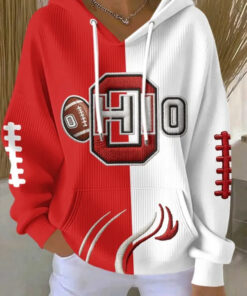 Ohio Football Merch Football Hoodie Best Game Day Gifts For Wife