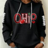 Ohio Football Merch Football Hoodie Buckeyes Game Day Mom Gifts
