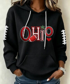 Ohio Football Merch Football Hoodie Buckeyes Game Day Mom Gifts