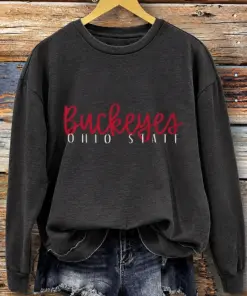 Ohio Football Merch Football Sweatshirt Buckeyes Gifts For Game Day