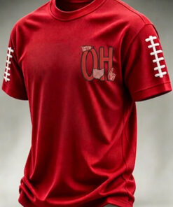 Ohio Football Merch Football T-Shirt Game Day Gifts For Fans