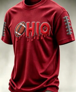 Ohio Football Merch Football T-Shirt Game Day Ohio Gifts For Men