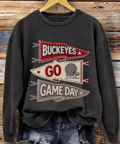 Ohio Football Merch Game Day Sweatshirt Sports Ideas For Wife