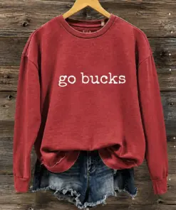Ohio Football Merch Go Bucks Sweatshirt Football Apparel Gift
