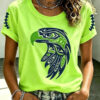 Seattle Football Merch Eagle T-Shirt Seattle Game Day Clothing Best Sports Fan Gifts