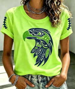 Seattle Football Merch Eagle T-Shirt Seattle Game Day Clothing Best Sports Fan Gifts