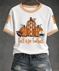 Tennessee Football Merch Fall Is For Football Game Day T-Shirt Autumn Gift