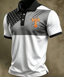 Tennessee Football Merch Game Day Polo Shirt Football Husband Gifts