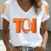 Tennessee Football Merch Game Day V-Neck T-Shirt Football Outfit Gift