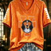 Tennessee Football Merch Vols Football V-Neck Raglan Shirt Game Day Fan Gift