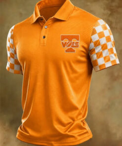 Tennessee Football Merch Volunteers Football Polo Shirt Game Day Fan Gear