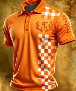 Tennessee Football Merch Volunteers Game Day Polo Shirt Gifts For Boyfriend