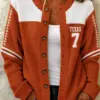 Texas Football Merch Game Day Football Cardigan Sweater Gift For Sister